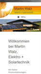 Mobile Screenshot of elektrowalz.de