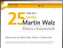 Tablet Screenshot of elektrowalz.de